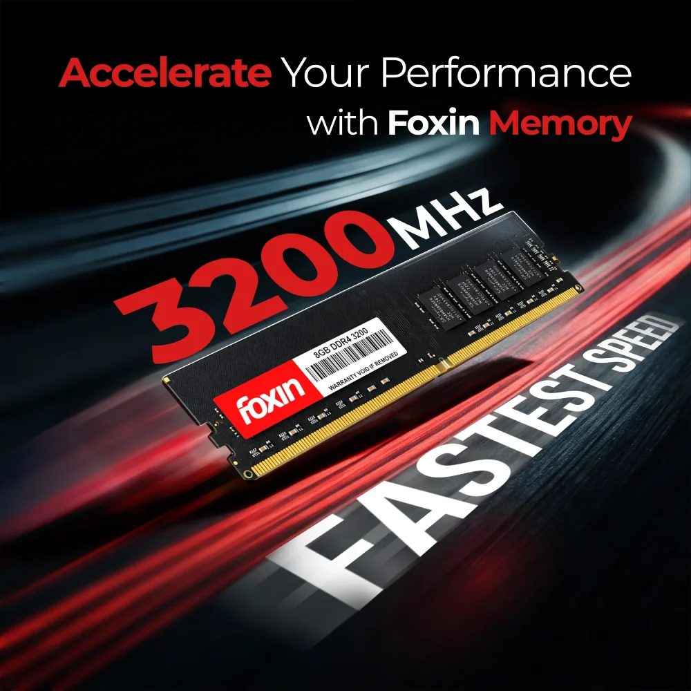 Foxin Desktop Ram 8GB DDR4 3200Mhz view 5